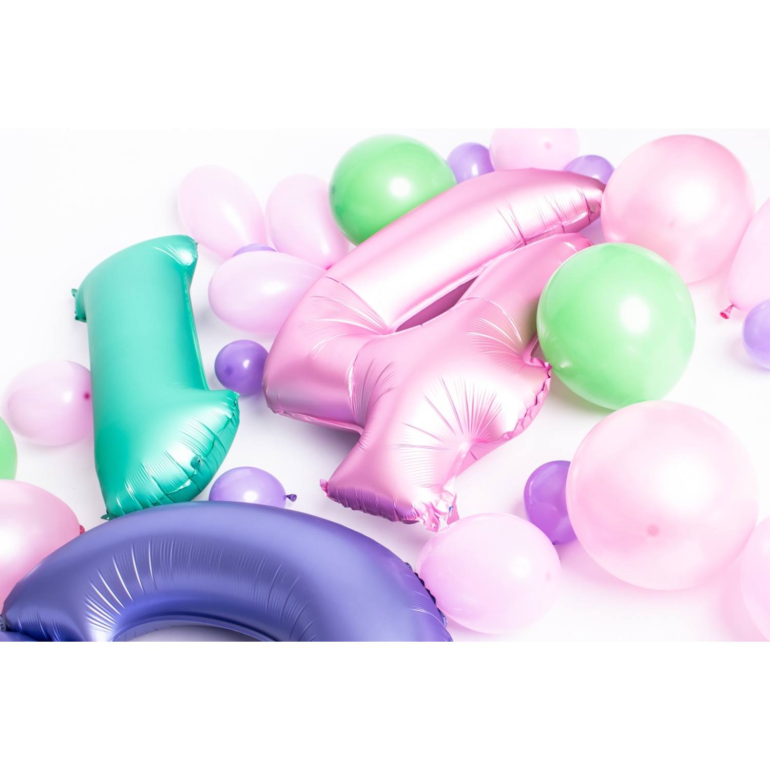 Foil Balloon Number 8 - Green Metallic Mat - 86 cm